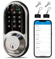 Veise Smart Lock, Keyless Entry Door Lock, Smart Locks for Front Door with Ap...