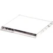 Plymor Clear Acrylic Angled Square Display Base, 4" W x 4" D x 0.375" H