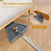 Wall Cleaner Mop with Long Handle Wet and Dry Cleaning Baseboard Cleaner tyiJT