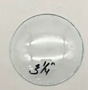 Convex Clock Glass - 3 1/4" Inches New Old Stock (CM65-110)
