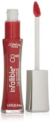 L'Oreal Infallible Lipstick 8Hr Lip Gloss Shade Cherry Flash 340