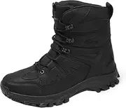 [Smilice] Men's Fashion Durable High-Top Combat Boots Hiking Training Shoes for Outdoor