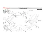 Kit 4 Screws External for Attack Tank To Leverage for Integra MB01000165 Fantic