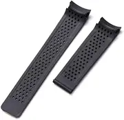 [DJDLFA] 22mm 24mm Rubber Waterproof Watch Band For TAG HEUER CARRERA Men Women Watch Strap Watch Bracelet Belt