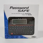 RecZone Password Safe Model 595 Backlit LCD Built-In Memory Storage Protection