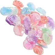 [STOBOK] Flower Petal Charm Jewelry Making Kit 100pcs Diy Beads for Necklace Bracelet Earring Craft Making Supplies