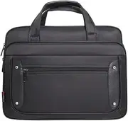 Men Laptop Bag 15.6 Inch Large Capacity Laptop Notebook Bag with Handle & Pocket Briefcase Bag Oxford Fabric, for Macbook Air Pro 13 15 Huawei A-sus Dell Lenovo