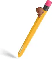 elago | LINE Friends Compatible with Apple Pencil Pro Case & Apple Pencil 2nd Generation Case, Compatible with Magnetic Charging, Double Tap, Squeeze, Haptic (Brown)