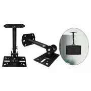 Speaker Wall & Ceiling Mount 2Pcs Metal for Sound Equipment Speaker Hanger