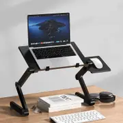 Oatsbasf Folding Computer Desk Laptop Stand Foldable Lifting Heightening Storage Portable Rack