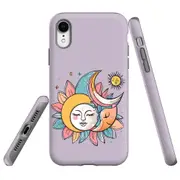 For iPhone XR Tough Protective Cover, Sleeping Moon