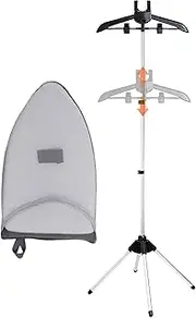 Garment Steamer Rack - Standing Garment Steamer with Clothes Rack Holder | Hanging Ironing Machine, Steam Ironing Machine Accessories, Steamer Coat Hanger, Iron Stand for All Types of Clothes