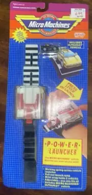 RARE VINTAGE 1989 MICRO MACHINES WRIST POWER LAUNCHER CORVETTE GALOOB NEW SEALED