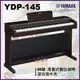 【非凡樂器】Yamaha YDP -145 滑蓋式數位鋼琴 / 深玫瑰木色 / 公司貨保固/新品上市