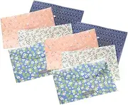 NAMOARLY Floral Pattern File Organizers 8pcs A4 Document Bag PVC Material File Holder for School Office Travel Over Door Organizer Random Color