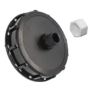 IBC Vented Lid 163mm Dia With 1in Male Thread Plastic IBC Tank Adapter