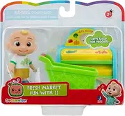 Cocomelon Kids Fresh Market Vegetables Fun with JJ Playset Toy