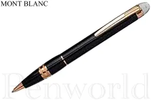 【Penworld】德國製 Mont Blanc萬寶龍 漂浮STARWALKER玫瑰金原子筆 105653