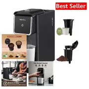 Sleek Compact Coffee Brewer - Quickly Makes Coffee, Tea & K-Cups On Demand
