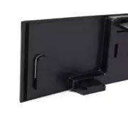 BLOX Racing 290mm Convex Mirror Black Frame Blue Tint