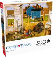 - Charles Wysocki - Turkey in The Straw - 500 Piece Jigsaw Puzzle for Adults ...