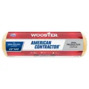Pack 9 x 3/4 Nap Wooster Brush Company R364 American Contractor Production Rolle