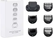 Shaver Beard Trimmer Head Compatible + 5pcs Comb Trimming Attachment for Braun Series 5, 6 and 7 Electric Razors, 5018s, 5020s, 6075cc, 7071cc, 7075cc, 7085cc, 7020s, 5050cs, 6020s, 6072cc, 7027cs