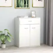 NNEVL Sideboard White 60x30x75 cm Chipboard