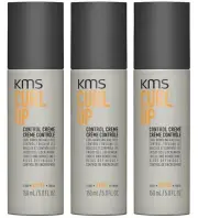 KMS CURL UP CONTROL CREME 150 ML X 3 CURLUP