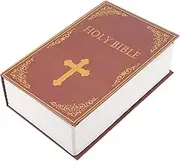 Diversion Book Safe Storage Box with Combination Lock, Secret Hidden Storage Containers, Money Jewelry Collection Book Dictionary Safe for Home Office Use(Bible)