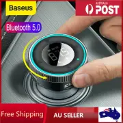 Baseus Bluetooth 5.0 Radio MP3 Car Kit Wireless FM Transmitter Dual USB Charger