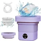 Portable Washing Machine,8L Folding Mini Washer,Small Washer with 3 Modes Deep C