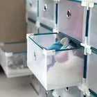Shoes Organizer Good Load Bearing Washable Drawer Type Storage Cabinet Plastic