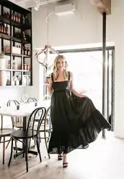 BNWT Zimmermann Chintz Tiered Black Midi Dress Size 0 RRP $795
