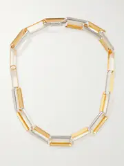 [Jil Sander] Jil Sander - Gold- And Silver-tone Necklace - One size One size Gold