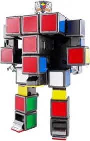 Chogokin Rubik's Cube 5.7" 14.5 cm ABS & Die-Cast Pre-painted Action Figure New