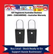 2 x SURF LOCK KEY SAFE BOX STORAGE PADLOCK COMBINATION MTB CYCLING RUNNING CC