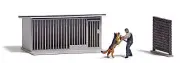 Busch 7969 HO/OO Gauge Police Dog Training