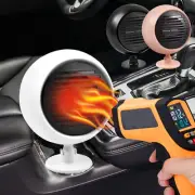 Portable Car Heater Fan Electric Fast Heating Windshield Fog Remove Defrost