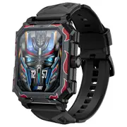 LOKMAT Ocean Max Sport Smartwatch Fitness Tracker Heart Rate, Blood Oxygen Monitor, Bluetooth 5.3 - Black