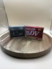 Maxell DV-60 Mini DV Cassette Set Of 2, Brand New/Factory Sealed, Free Shipping!
