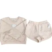2 PIECE LIGHT PINK BLUSH OUTFIT “PINK ROSE” PRETTY IN PINK SIZE M