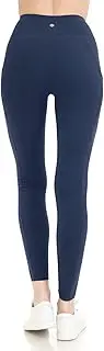 Leggings Depot High Waist Solid Athletic Pants for Women Pocket Yoga Pants - Reg(S,M,L,XL), Plus Size(1X,2X,3X)