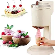Soft Serve Ice Cream Machine, Home DIY Kitchen Automatic Mini Fruit Ice Cream Maker, Freezing Yogurt Sorbet Maker Automatic Machine, Ice Cream Makers Machine for Home Portable Blender