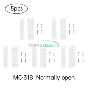 5PCS Door Window Sensor Magnetic Reed Switch NC / NO for Alarm Systems 100VDC-