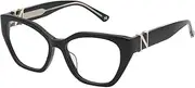 [Nina Ricci] VNR371 Glasses, Shiny Black, 52 for Women, shiny black, 52