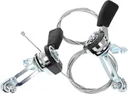 TOGEVAL Aluminum Alloy Throttle Cable for Bikes Go-Karts ATV Throttle Control Bike Seat Clamp Bicycle Gear