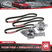 Gates Water Pump + Thermostat + Belt Kit for Hyundai Accent LC Getz TB 1.3L 1.5L