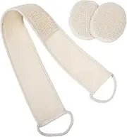 Ipetboom Long Bath Scrubber Set Exfoliating Towel Back Scrubber and Skin Exfoliator Towels for Shower and Bath