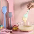 Small Silicone Scraper Baking Tool Cake Spatula Silicone Spoon Scraper Home